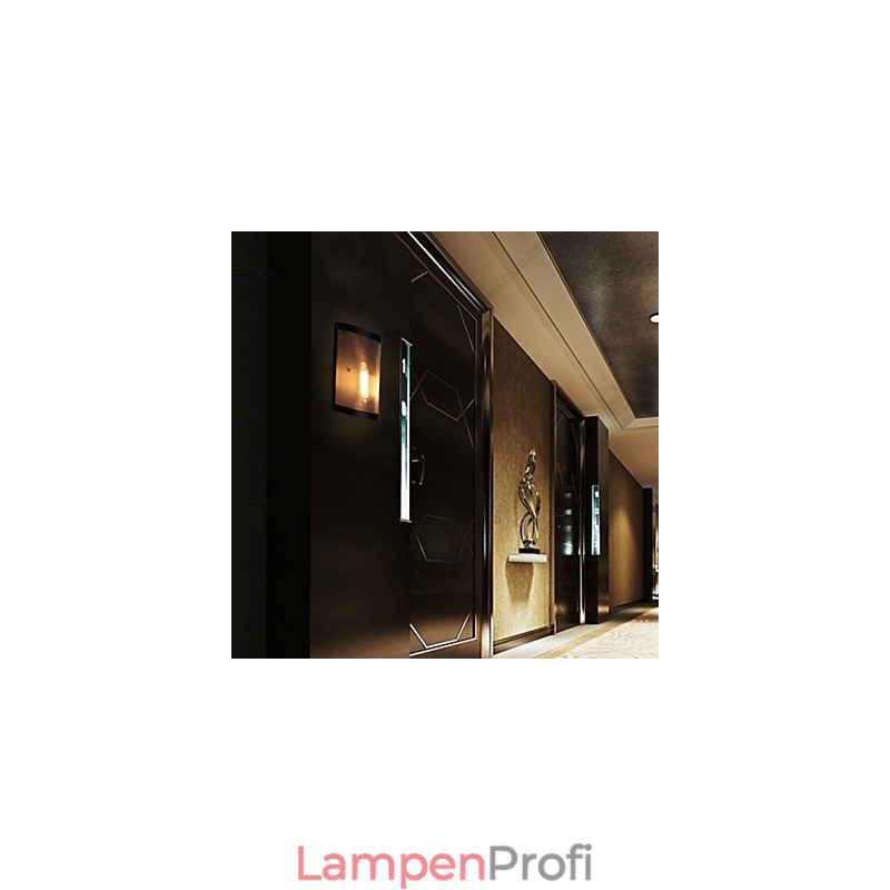 Vintage-Stil Einfachheit Stahldrahtgeflecht und Metall Wandleuchte Wohnzimmer Flur Dachboden Garage Keller Wandlampe