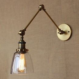 Retro Vintage Exklusive Hotel Lobby Schlafzimmer Nachttisch RACK Antike Bronze Dekorative Wandleuchte