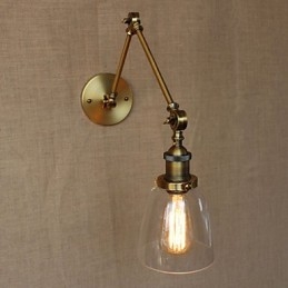 Retro Vintage Exklusive Hotel Lobby Schlafzimmer Nachttisch RACK Antike Bronze Dekorative Wandleuchte