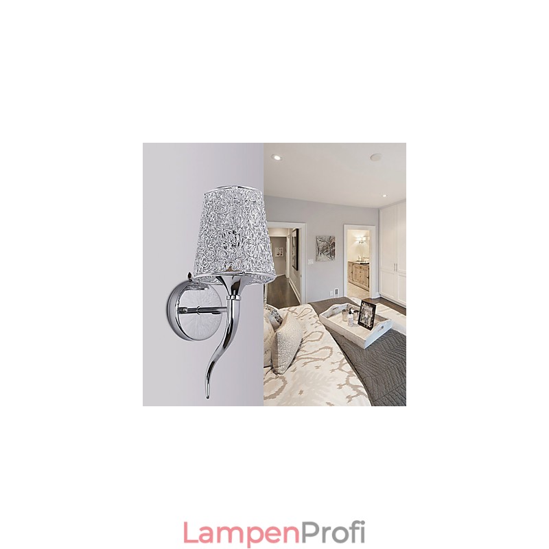 Silber Nachttischlampe Lesewand Lampen Sanitärfalle Hintergrund Spiegelleuchte