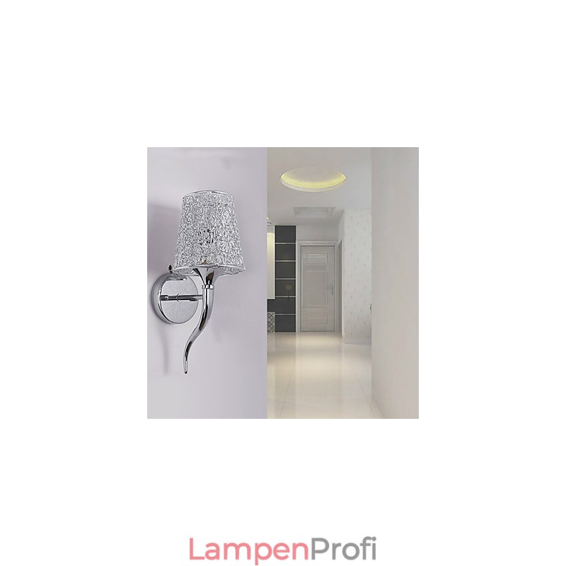 Silber Nachttischlampe Lesewand Lampen Sanitärfalle Hintergrund Spiegelleuchte