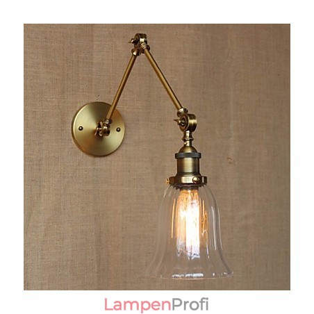 American Country Milan Nordic Bronze Überzug Glas Doppelarm Langer Arm der Balkonwanddekoration American Country Milan Nordic Bronze Überzug Glas Doppelarm Langer Arm der Balkonwanddekoration