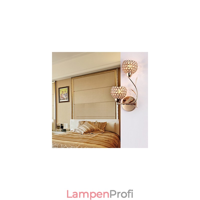 Wandleuchten Lesen Wand Lichter Kristall Mini Stil Moderne Zeitgenössische Metall