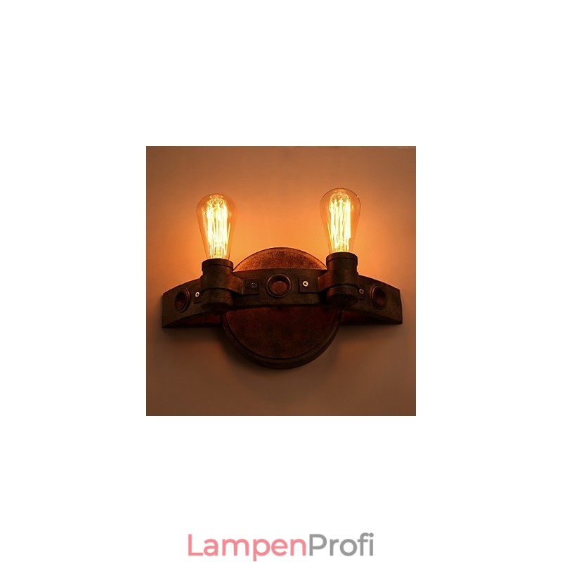 American Creative Restoring Ancient Ways Schmiedeeisen Vollmond Macheten Wandleuchte Lichter
