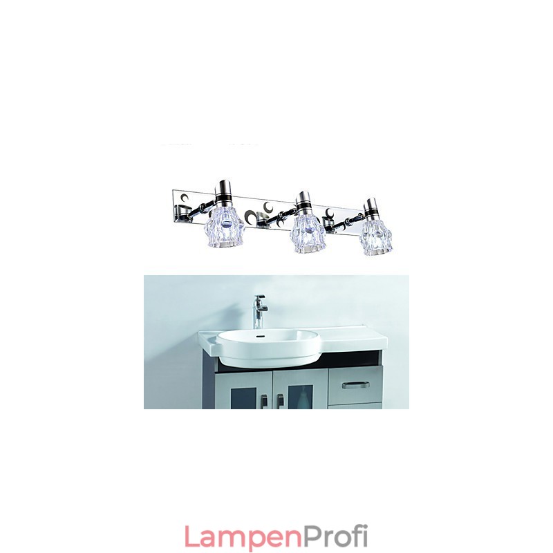 Neu eingetroffen Waschwandbeleuchtung Einfarbige weiße Lampe für Spiegelfront-Hardware Metallplatte Badezimmer-Wandleuchte