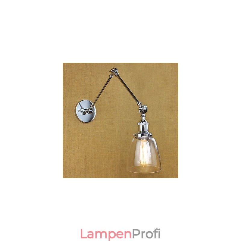 Chrom Glas Doppel Arm Einstellbare Silber Bar KTV Nacht Aisle Restaurant Hotel Zimmer wand