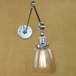 Chrom Glas Doppel Arm Einstellbare Silber Bar KTV Nacht Aisle Restaurant Hotel Zimmer wand
