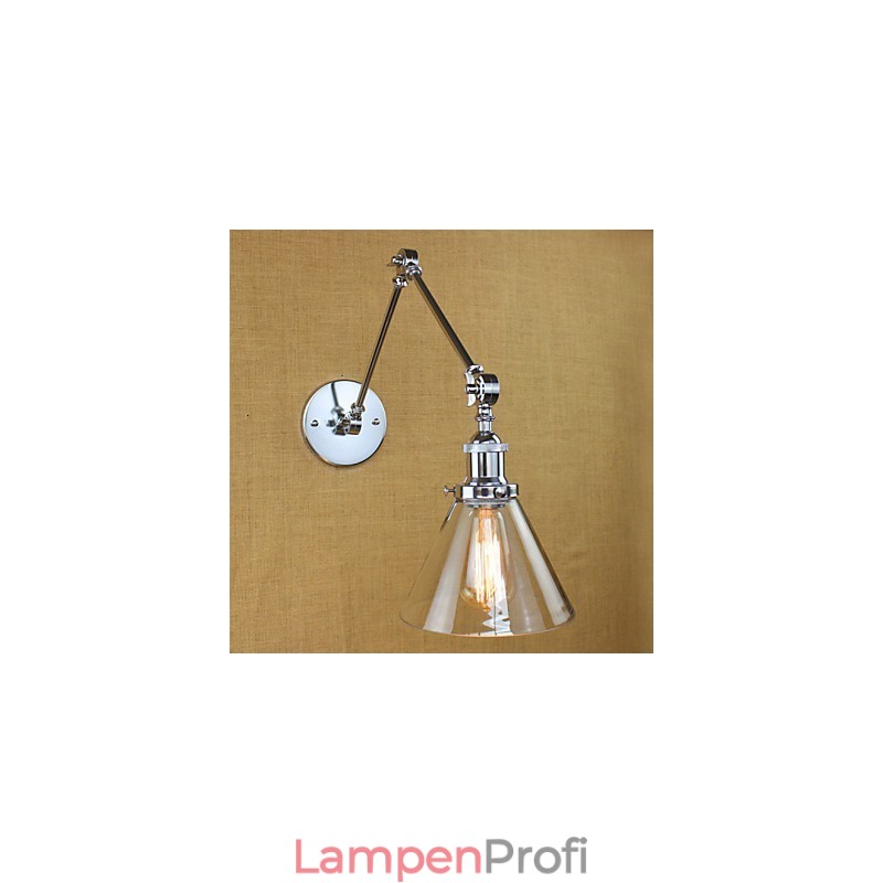 Chrom Glas Doppel Arm Einstellbare Silber Bar KTV Nacht Aisle Restaurant Hotel Zimmer wand