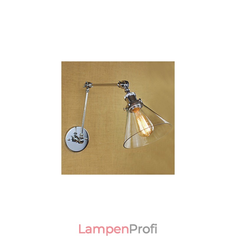 Chrom Glas Doppel Arm Einstellbare Silber Bar KTV Nacht Aisle Restaurant Hotel Zimmer wand