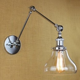 Chrom Glas Doppel Arm Einstellbare Silber Bar KTV Nacht Aisle Restaurant Hotel Zimmer wand
