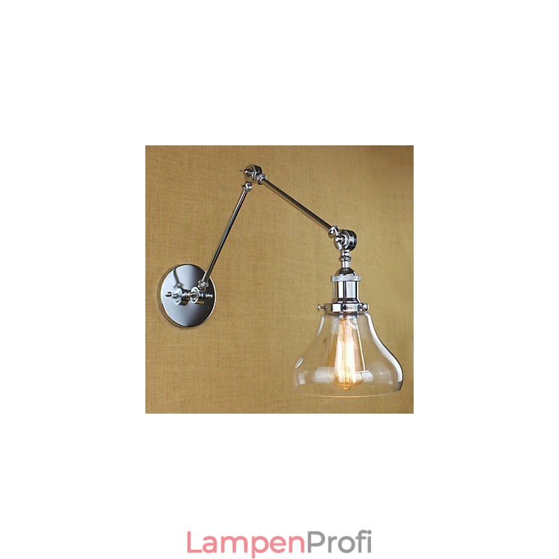 Chrom Glas Doppel Arm Einstellbare Silber Bar KTV Nacht Aisle Restaurant Hotel Zimmer wand