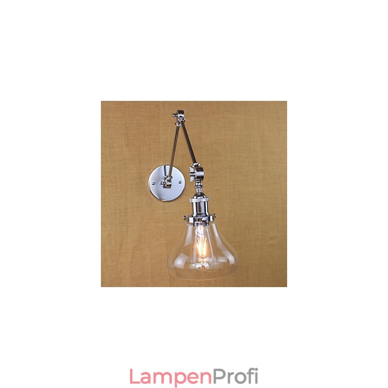 Chrom Glas Doppel Arm Einstellbare Silber Bar KTV Nacht Aisle Restaurant Hotel Zimmer wand