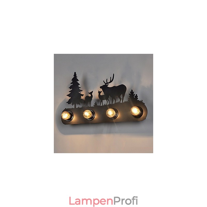 4 Lichter American Village Pastoral LOFT Stil Schlafzimmer Gang Eisen Retro Wandleuchten