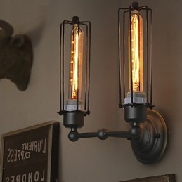 Loft American Country Retro Eisen Wandleuchte Kunst Industrie Lichter