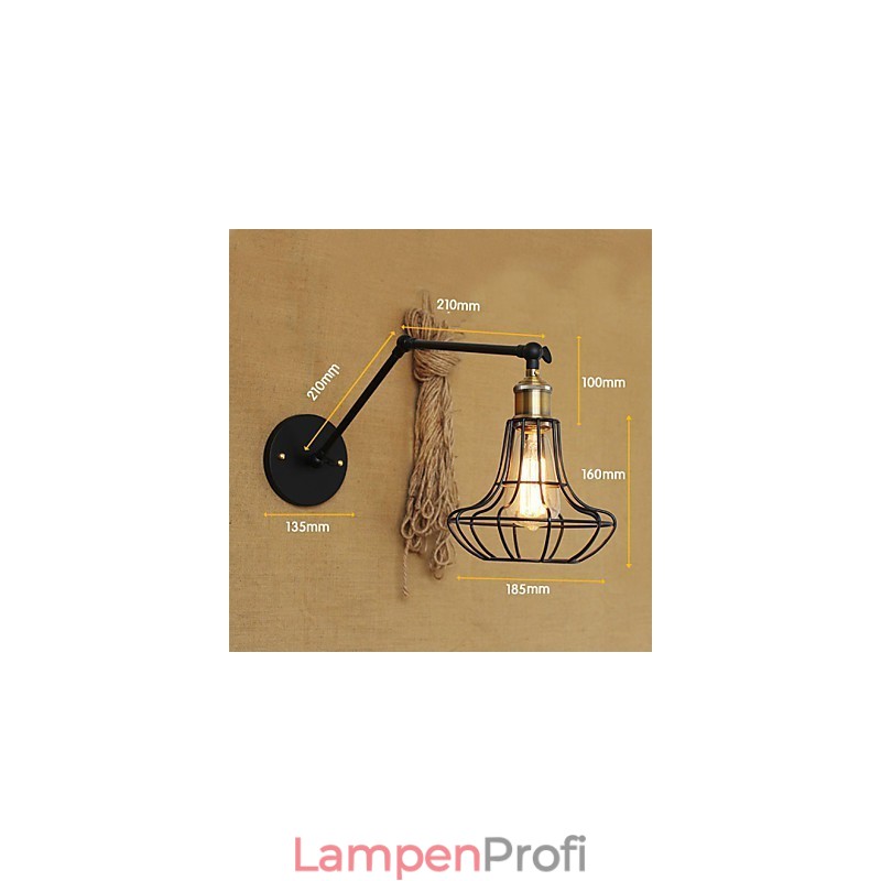 Wandleuchten Swing Lights Lesewandleuchten Mini-Stil Rustikal Lodge Metall