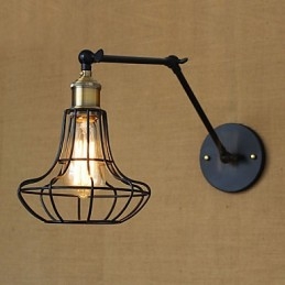 Wandleuchten Swing Lights Lesewandleuchten Mini-Stil Rustikal Lodge Metall