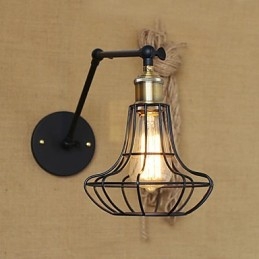 Wandleuchten Swing Lights Lesewandleuchten Mini-Stil Rustikal Lodge Metall