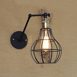 Wandleuchten Swing Lights Lesewandleuchten Mini-Stil Rustikal Lodge Metall