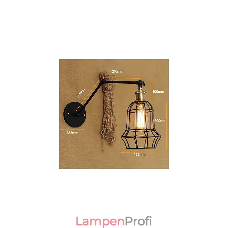 Wandleuchten Swing Lights Lesewandleuchten Mini-Stil Rustikal Lodge Metall