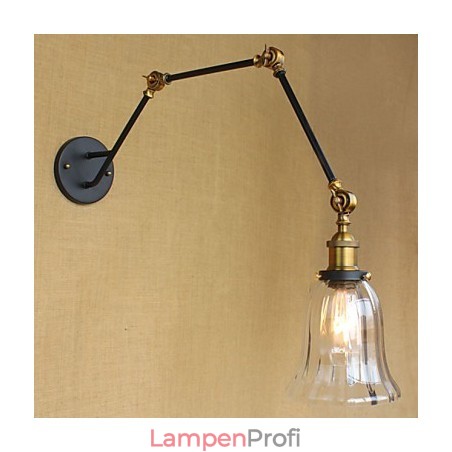 American Country Simple Retro Glass Lampshade Three Adjusting The Length Of The Long Arm Tube Wall American Country Simple Retro Glass Lampshade Three Adjusting The Length Of The Long Arm Tube Wall