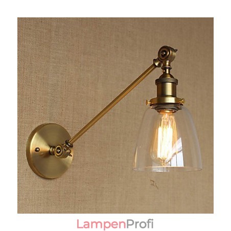 The Iron Glass Bronze Brass Arm Style Retro Creative American Country Hall Bedroom Wall Lamp The Iron Glass Bronze Brass Arm Style Retro Creative American Country Hall Bedroom Wall Lamp