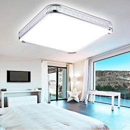 Flush Mounte Licht Luxus Moderne Acryl mit Licht Ajustable Golden Oder Silber Können wählen