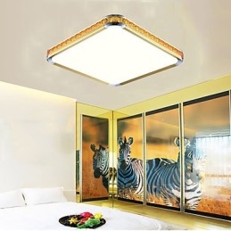 Flush Mounte Licht Luxus Moderne Acryl mit Licht Ajustable Golden Oder Silber Können wählen