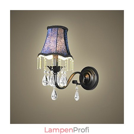 Kristall-Wandlampe mit Stoff-Lampenschirm – Bestseller in Europa und den USA Kristall-Wandlampe mit Stoff-Lampenschirm – Bestseller in Europa und den USA