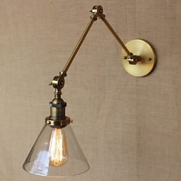 Retro Vintage Store Exklusiv gestaltete moderne Wandleuchte aus Bronze für Kirchenlobbys und Schlafzimmer