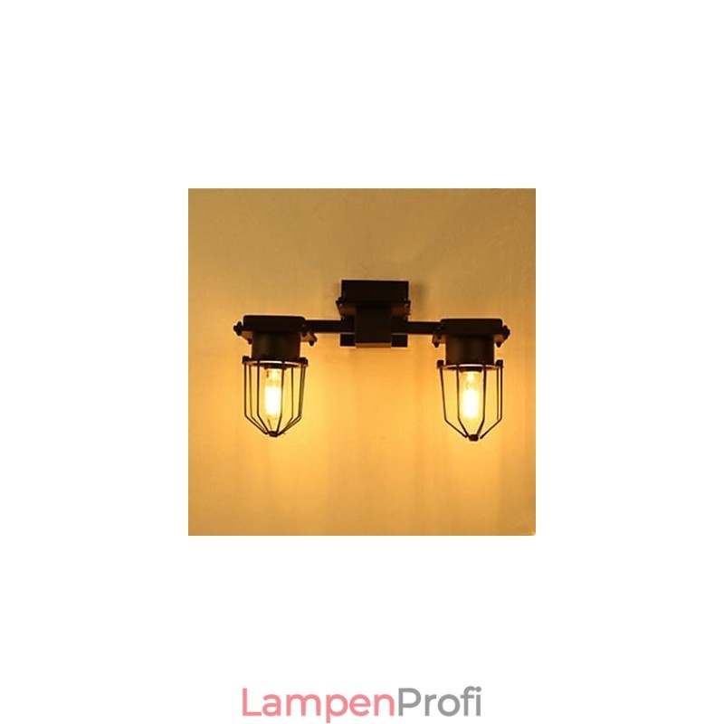 Wandleuchte Schmiedeeisen Flur Treppe Das Kopfende eines Bettes