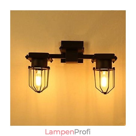 Wandleuchte Schmiedeeisen Flur Treppe Das Kopfende eines Bettes