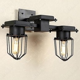 Wandleuchte Schmiedeeisen Flur Treppe Das Kopfende eines Bettes