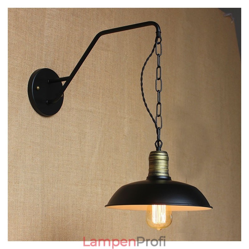 Einfache und kreative Persönlichkeit Wandleuchte Industriekette American Retro Iron Aisle Schlafzimmer Nachttisch Wandleuchte