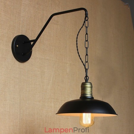 Einfache und kreative Persönlichkeit Wandleuchte Industriekette American Retro Iron Aisle Schlafzimmer Nachttisch Wandleuchte