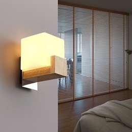 Wandleuchten Mini-Stil Modern Zeitgenössisch Holz Bambus