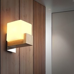 Wandleuchten Mini-Stil Modern Zeitgenössisch Holz Bambus
