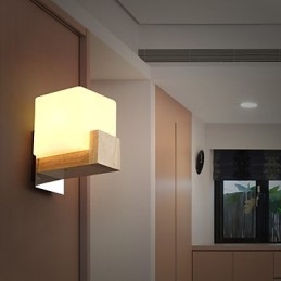 Wandleuchten Mini-Stil Modern Zeitgenössisch Holz Bambus