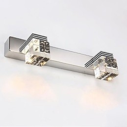 Wandleuchten Badezimmerbeleuchtung Wandfluter Kristall Mini Stil Modern Zeitgenössisch Metall