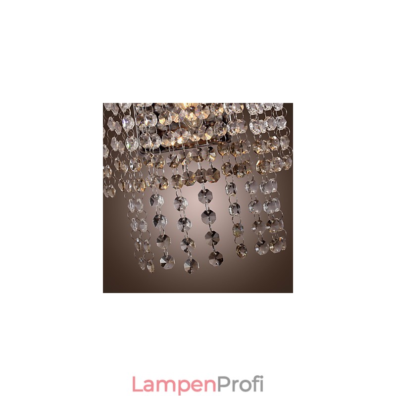 Moderne Kristall-Wandleuchte mit 1 Licht