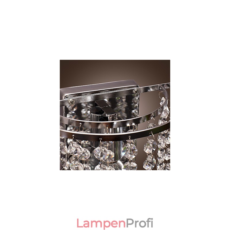 Moderne Kristall-Wandleuchte mit 1 Licht