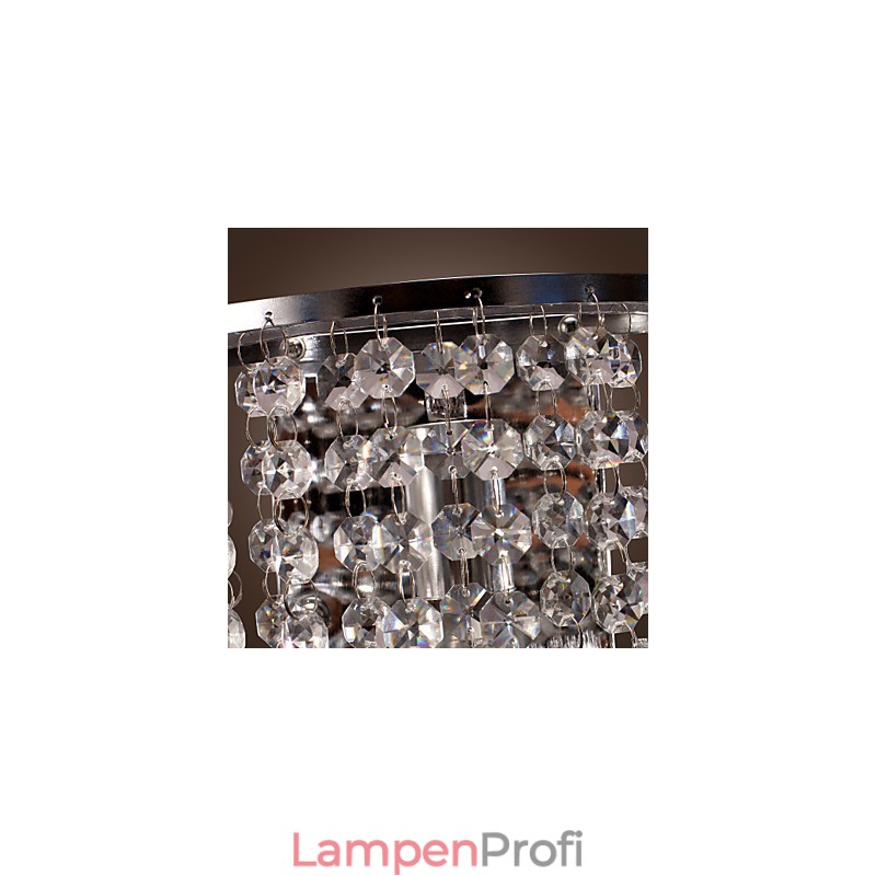 Moderne Kristall-Wandleuchte mit 1 Licht