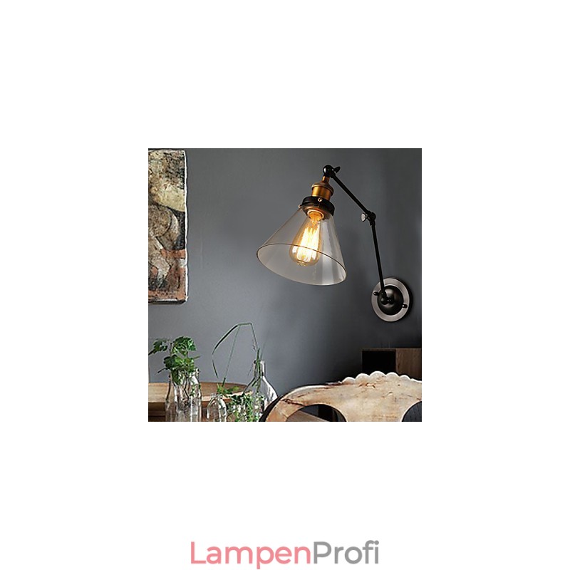 Kreative ländliche Loft Retro Titan Abschnitt Doppel Wandleuchte Licht