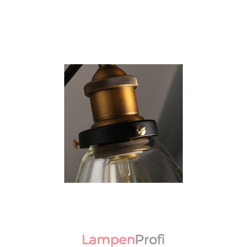 Kreative ländliche Loft Retro Titan Abschnitt Doppel Wandleuchte Licht