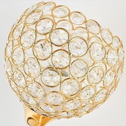 Minimalistische moderne Kristall-Wandleuchte