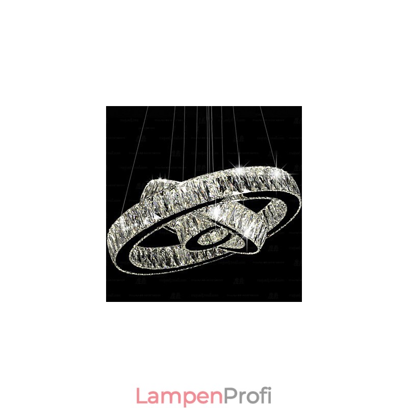 Kristall Pendelleuchte Moderne Beleuchtung Drei Ringe D406080 K9 Große Kristall Deckenleuchten