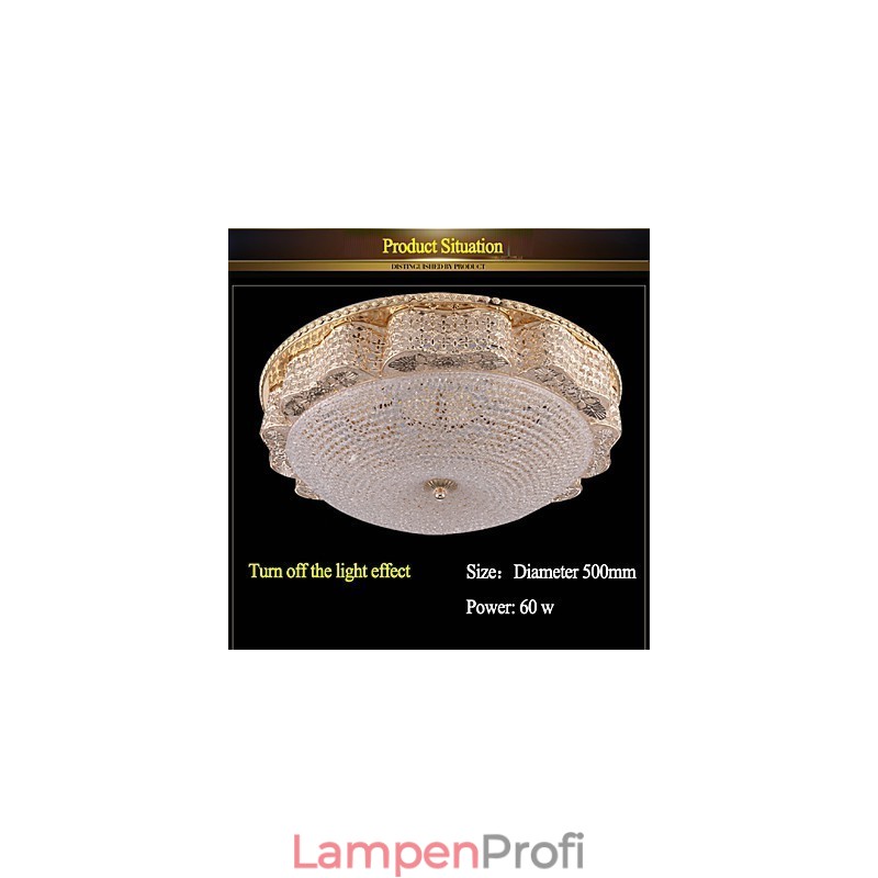 Moderne Luxus Kristall Deckenleuchte Absorbieren Dome Licht Durchmesser 50CM