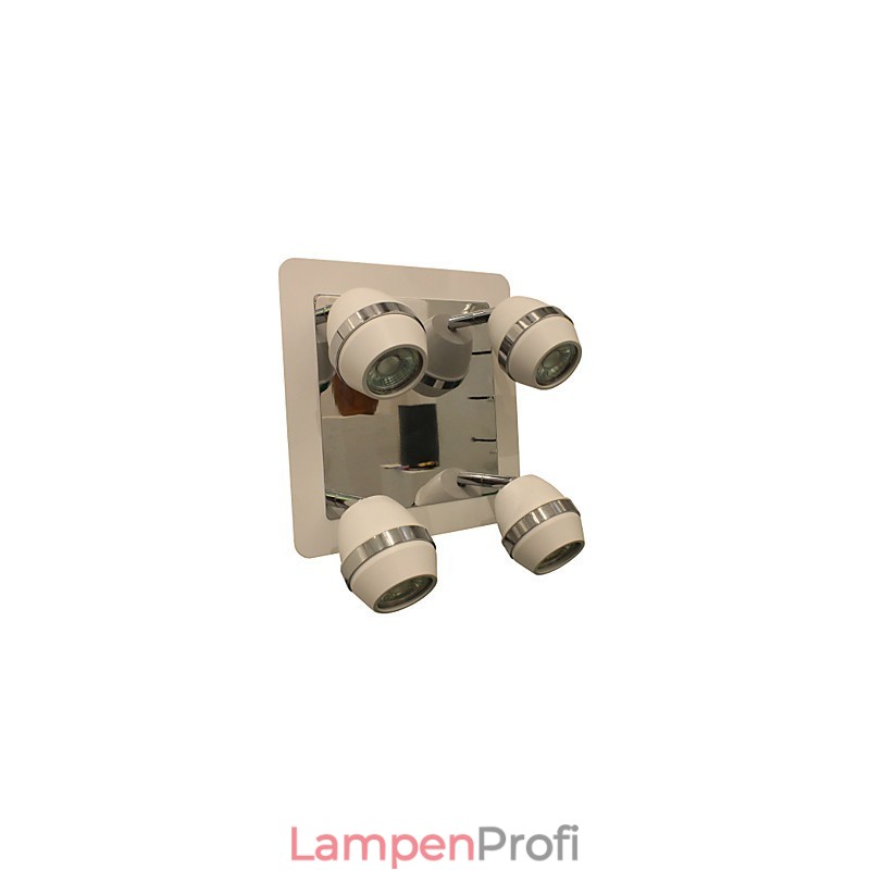 Moderne sphärische Chrom-Wandleuchten Badezimmerleuchten mit 4 Lichtern