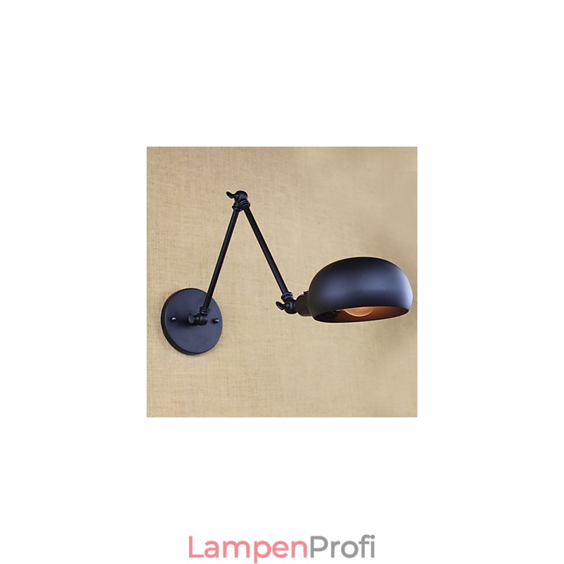 Es gibt den langen Arm des Doppelschalters Minimalist Europe Personalisierte Retro-Mode-Stil Beleuchtung Eisenwand
