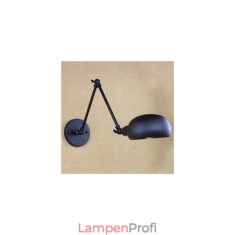 Es gibt den langen Arm des Doppelschalters Minimalist Europe Personalisierte Retro-Mode-Stil Beleuchtung Eisenwand