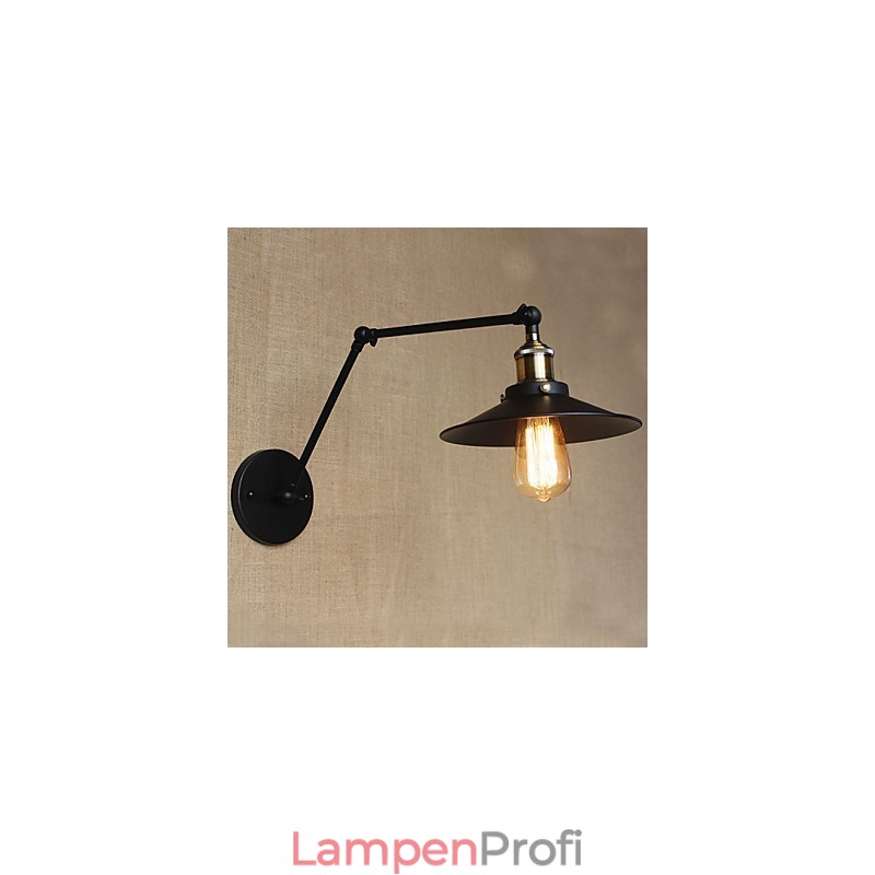 Kreativer nostalgischer Retro-Langarm der industriellen Art, faltbare, einziehbare Wand